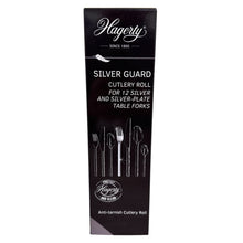 Load image into Gallery viewer, Hagerty Silver Guard Cutlery Rolls A119002, cutlery roll for 12 table forks
