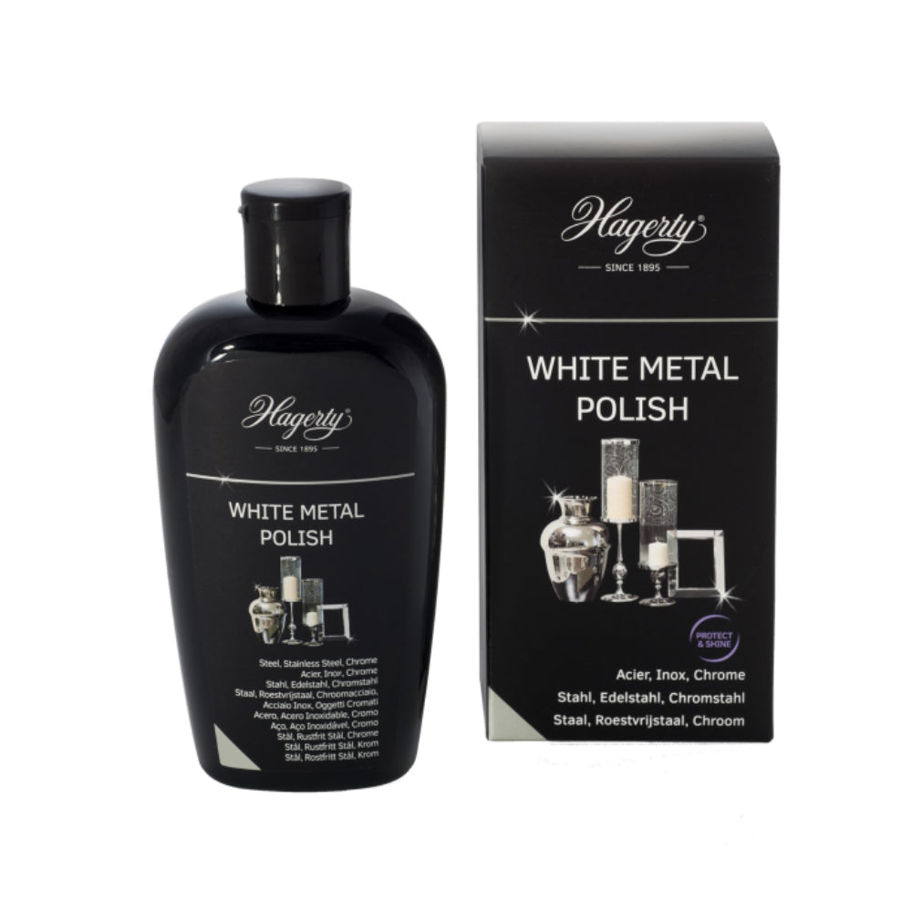 Hagerty White Metal Polish, steel, stainless steel and chrome steel, 250 ml