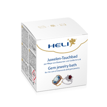 Load image into Gallery viewer, Heli gem jewelry bath with rinsing basket and cleaning cloth, jeweler's packaging, 150 ml
