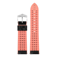 Load image into Gallery viewer, Hirsch Andy M black with pink calf leather watch strap, 18 mm, 0922328150-2-18
