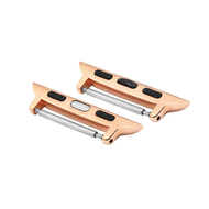 Hirsch Apple Watch strap rose gold adapter AD1000-7-44, Attachment width in 22 mm