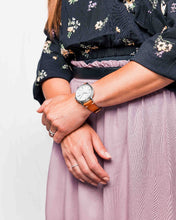 Load image into Gallery viewer, Hirsch Bagnore L brown leather watch strap 22 mm 05502070-2-22
