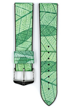 Load image into Gallery viewer, Hirsch Leaf green watch strap 18 mm 0921046140-2-18

