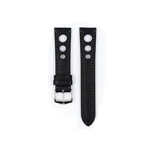 Load image into Gallery viewer, Hirsch Rally Black Watch Strap - Quick Release 22 mm
