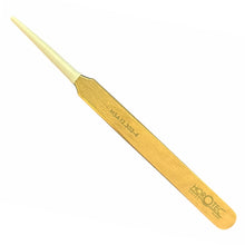Load image into Gallery viewer, Horotec MSA12.303-4 brass tweezer with long and fine tips for hairsprings, 110mm
