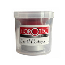 Load image into Gallery viewer, Horotec MSA 00.031-2 eyeglass loupe in aluminium anodised red with screwed ring x5
