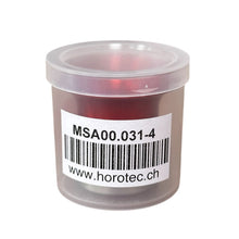 Load image into Gallery viewer, Horotec MSA 00.031-4 eyeglass loupe in aluminium anodised red with screwed ring x2.5
