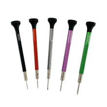 Load image into Gallery viewer, Horotec MSA 01.020-B set of 5 screwdrivers with ball bearings 1.00 to 2.00 mm for watchmakers
