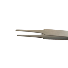 Load image into Gallery viewer, Horotec MSA 12.901-F Inox Precitec tweezer with flat tips for straightening hands steel 115 mm
