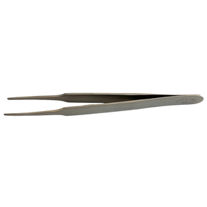 Horotec MSA 12.901-F Inox Precitec tweezer with flat tips for straightening hands steel 115 mm for watchmakers