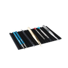 Load image into Gallery viewer, Horotec MSA 24.222 tool pad, black silicone anti-slip tray with 19 grooves
