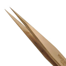 Load image into Gallery viewer, Horotec MSA12.305-3 precision tweezer in beryllium copper, Anti-Magnetic, 120 mm
