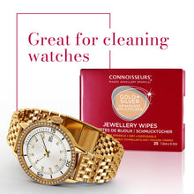 Load image into Gallery viewer, Connoisseurs Jewellery Wipes - Pre-Cut Cleaning Wipes for Jewelry
