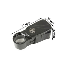 Load image into Gallery viewer, Jewelry pocket magnifier, extendable 10x 20mm
