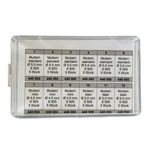 Load image into Gallery viewer, Lot of 925 silver ear nuts – Assorted sizes
