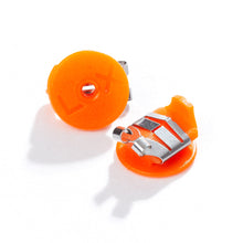 Load image into Gallery viewer, LOX classic locking earring backs orange colour
