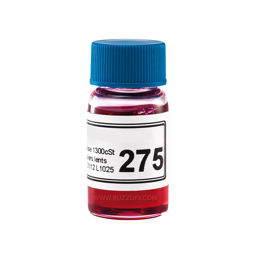 LRCB 275 oil for slow bearing blocks, geartrain staff and barrel arbor, 5 ml