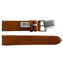 Load image into Gallery viewer, Mokka beige leather strap with stitch 20 mm
