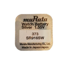 Load image into Gallery viewer, Sony/Murata 373 SR68 SR916SW quartz watches battery silver oxide 1.55 volts 1x
