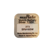 Load image into Gallery viewer, Sony/Murata 373 SR68 SR916SW quartz watches battery silver oxide 1.55 volts 1x
