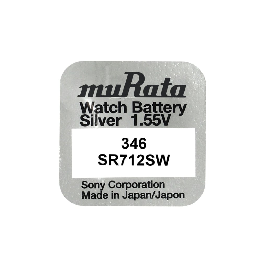 Murata 346 SR712SW watch coin battery 1.55V