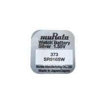 Load image into Gallery viewer, Sony/Murata 373 SR68 SR916SW quartz watches battery silver oxide 1.55 volts 1x
