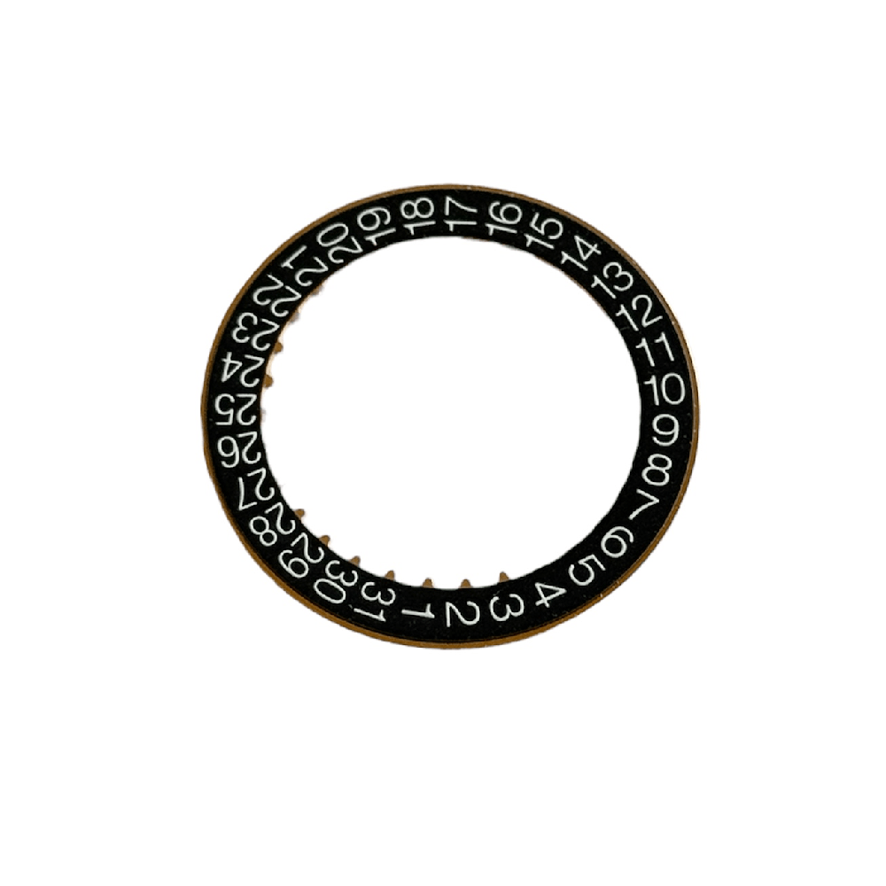 New Audemars Piguet calibre 3120, 3126 black date ring with white numerals