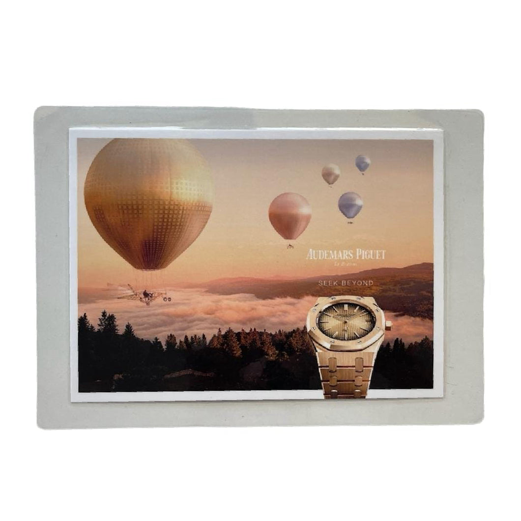 New Audemars Piguet Seek Beyond advertising card