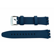 New blue silicone strap for Swatch watch AYV2454