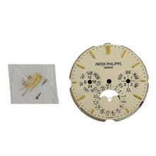 Load image into Gallery viewer, New dial with set of hands for yellow gold Patek Philippe Perpetual Calendar 5140 watch
