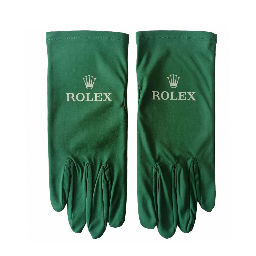 New green Rolex gloves for presentation size M