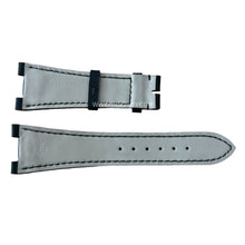 Load image into Gallery viewer, New leather black strap for Patek Philippe watches 25 x 12 mm
