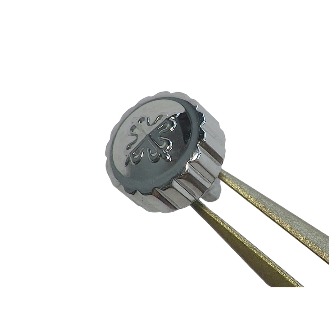 New Patek Philippe 5524G Travel Time Calatrava Pilot 18k white gold crown part