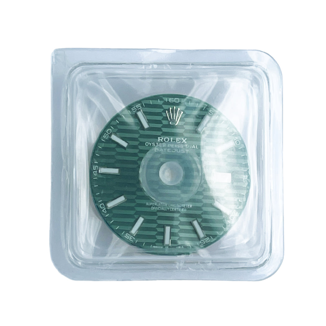 New Rolex Datejust 126334 green motif dial 41 mm part