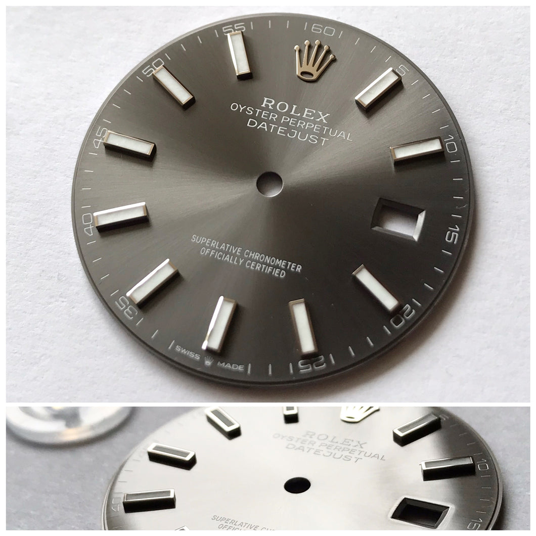 New Rolex Datejust Rhodium watch dial 126300, 126334