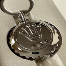 Load image into Gallery viewer, New Rolex keychain steel crown
