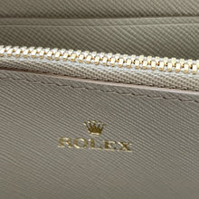 Load image into Gallery viewer, New Rolex leather women grey long wallet 2022
