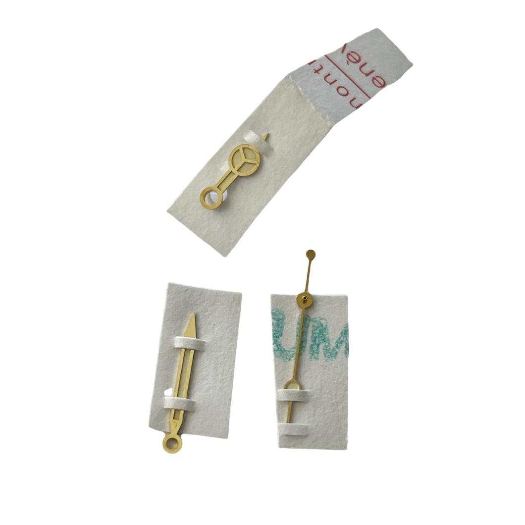 New Rolex Submariner 16613, 16618 set of gold hands cal. 3035