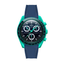 Load image into Gallery viewer, Swatch Omega Mission on Earth - Polar Lights Men's Chronograph Watch

