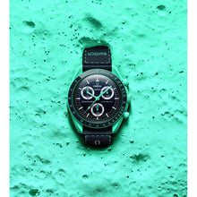 Load image into Gallery viewer, Swatch Omega Mission on Earth - Polar Lights Men's Chronograph Watch
