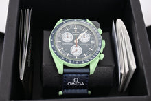 Load image into Gallery viewer, Swatch Omega Mission on Earth Chronograph Men's Watch
