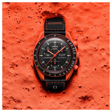 Load image into Gallery viewer, Swatch Omega Mission on Earth Lava Chronograph Watch
