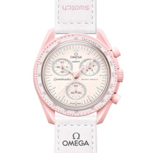 Load image into Gallery viewer, Swatch Omega Moonswatch Mission to Venus Chronograph Pink Watch
