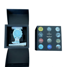 Load image into Gallery viewer, Swatch Omega Moonswatch Chronograph Watch - Mission to Uranus
