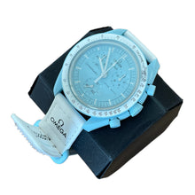 Load image into Gallery viewer, Swatch Omega Moonswatch Chronograph Watch - Mission to Uranus

