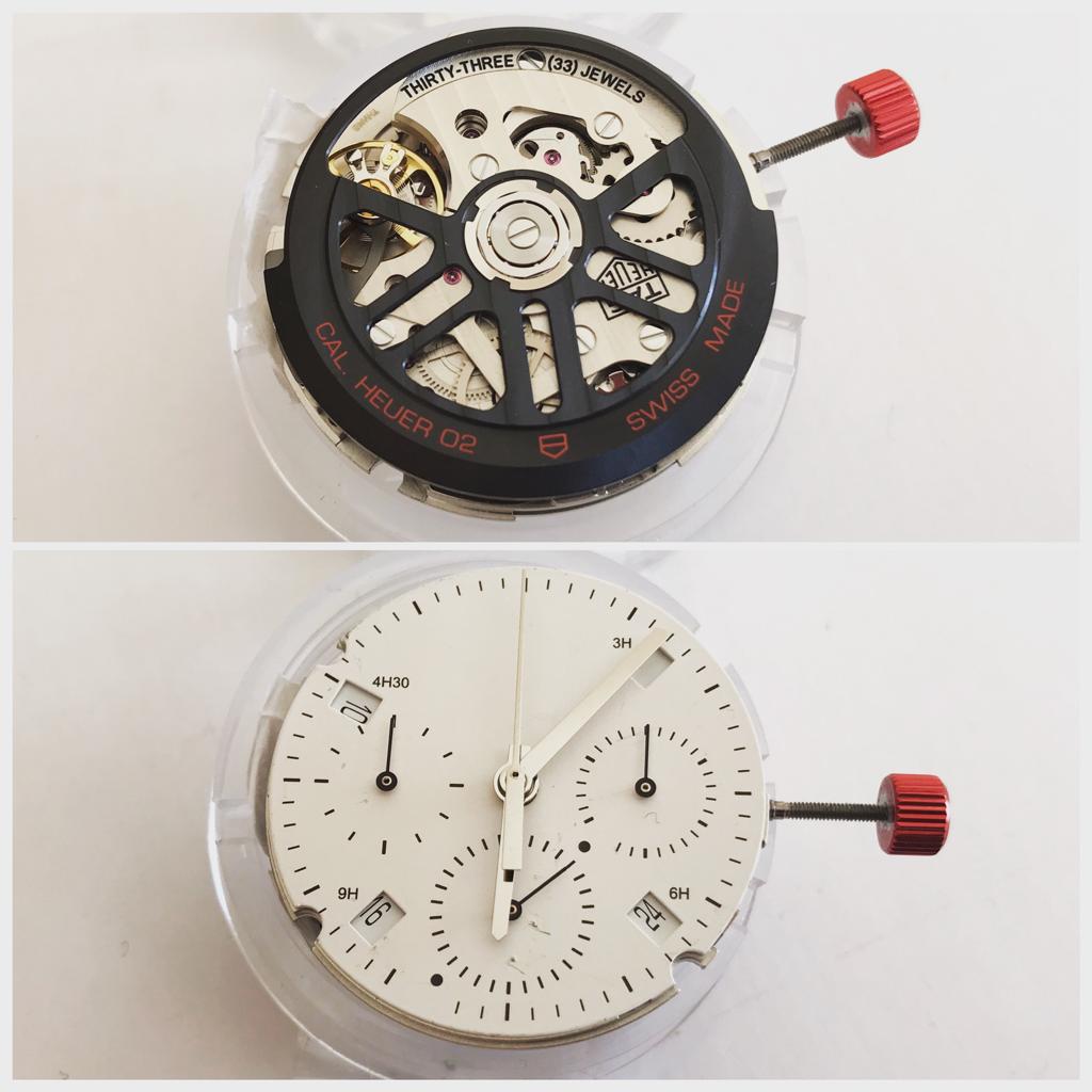 Tag Heuer chronograph movement caliber 02