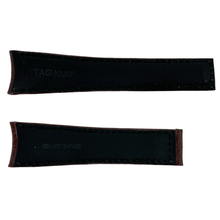 Load image into Gallery viewer, New Tag Heuer genuine leather strap, dark brown 22mm
