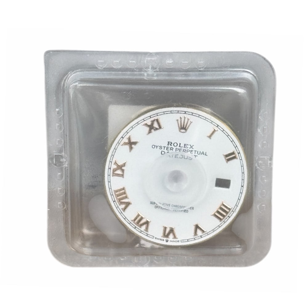 New white roman dial for Rolex Datejust 126231 Everose gold, 36mm