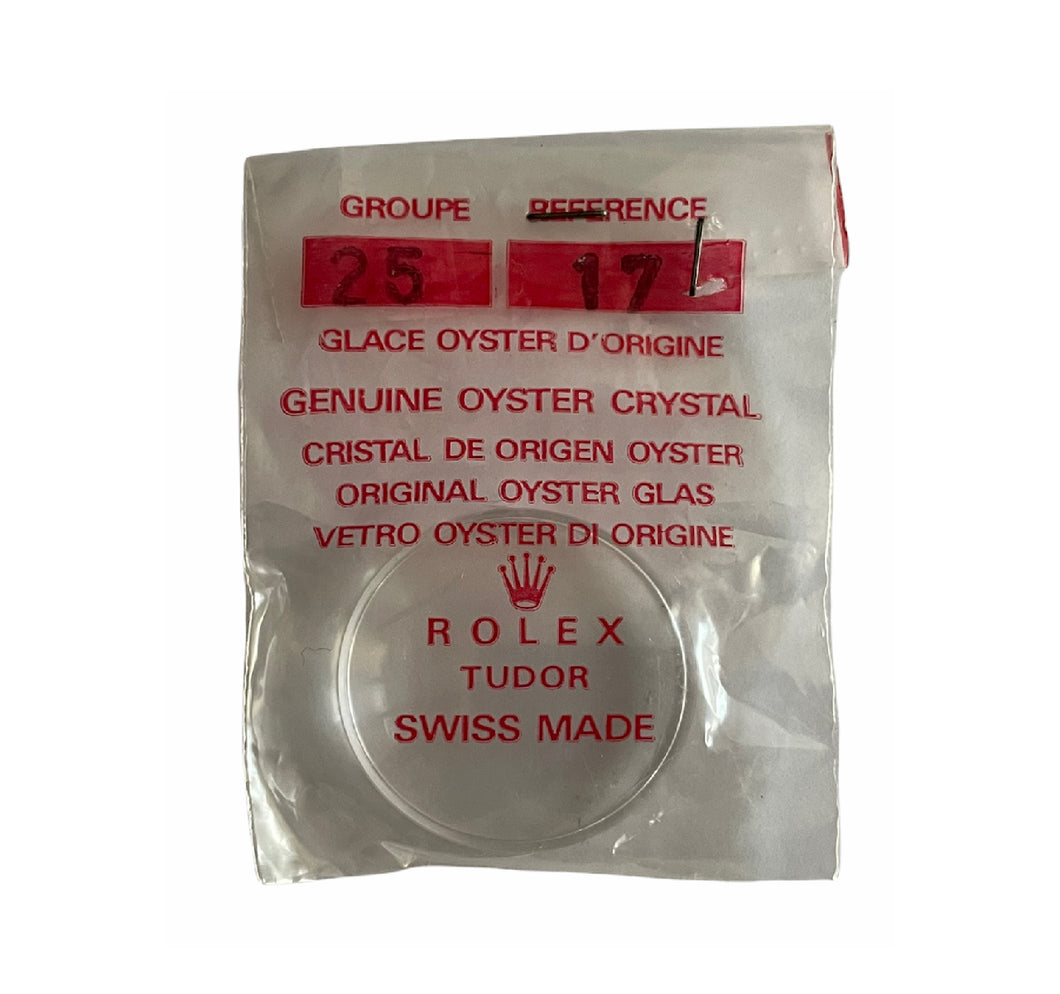 NOS Rolex Submariner James Bond 6538, 5510 watch domed crystal glass 25-17