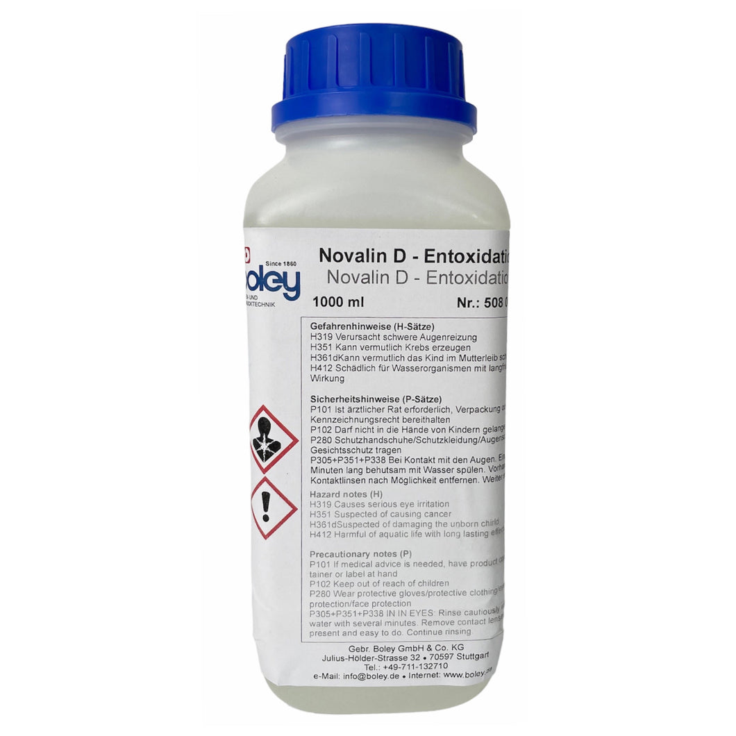 Novalin D deoxidant for gold and silver bath 1000 ml